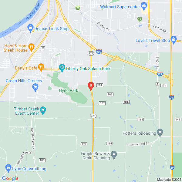 Peak 2 Peak Roofing Company location map: 7000 MO-371, St Joseph, MO